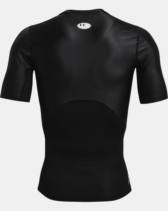 Men's UA Iso-Chill Compression Short Sleeve in Black image number 6